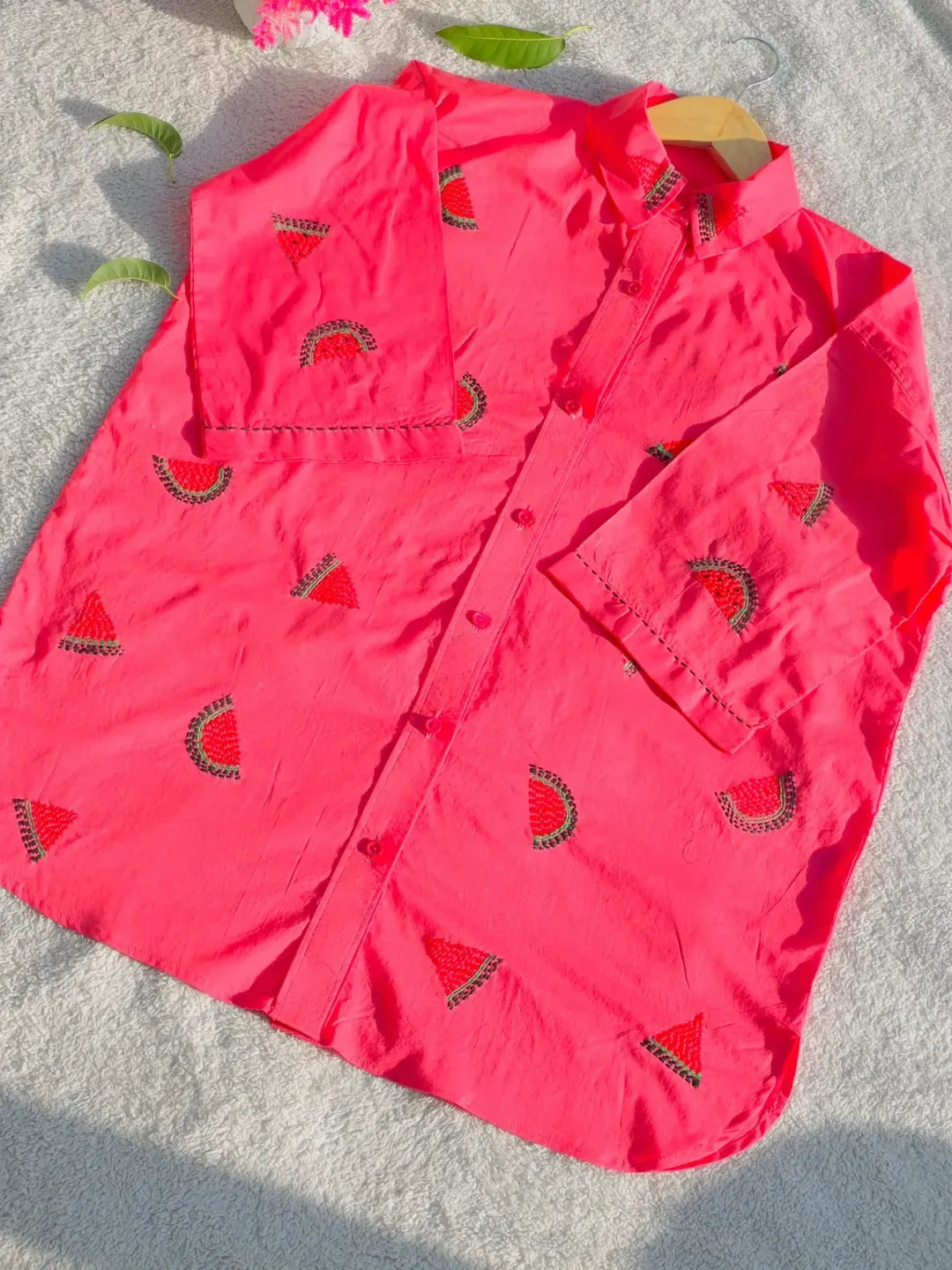 Watermelon Stitch Summer Shirt