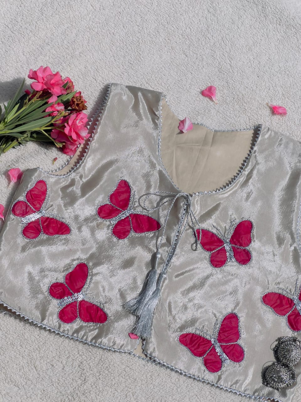 Butterfly Bloom Embellished Koti